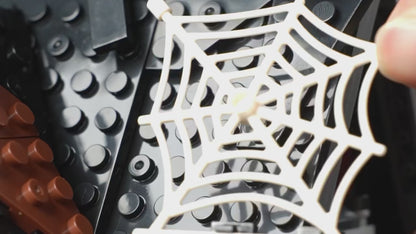 Nightmare House Building Block Set With Lights (1196pcs)